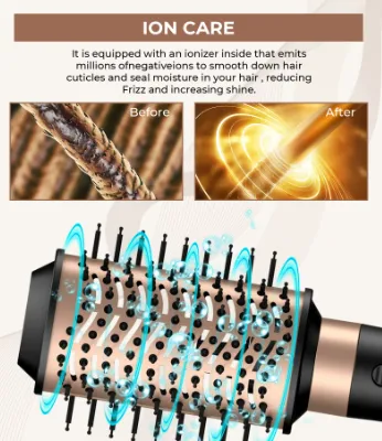 BROSSE CHAUFFANTE 4EN1 LEXICAL 1000W LAS-5204