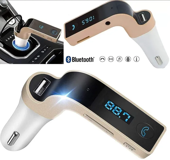 Car G7 Kit Transmetteur FM de Voiture Bluetooth
